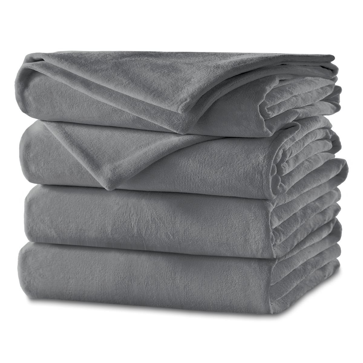 Sunbeam Electric Heated Fleece Blanket, 1 Each