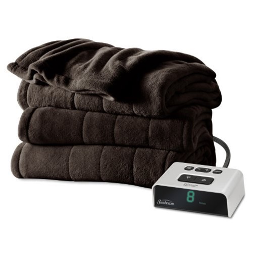Sunbeam MicroPlush Heated Electric Warming Blanket