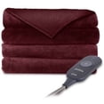 thumbnail image 1 of Sunbeam Electric Heated Microplush Throw Blanket, 60-Inch by 50-Inch, 1 of 4
