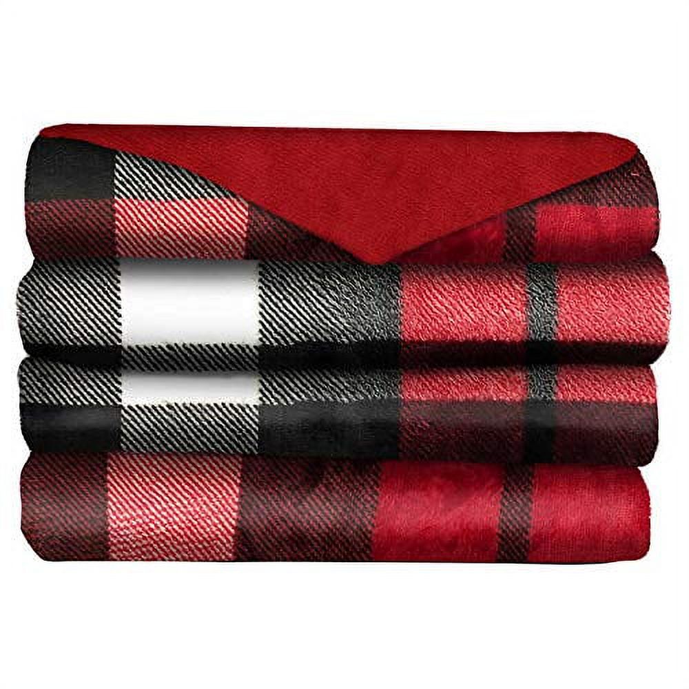 Sunbeam Electric Heated Velveteen Soft Plush Throw Blanket, Personal 3