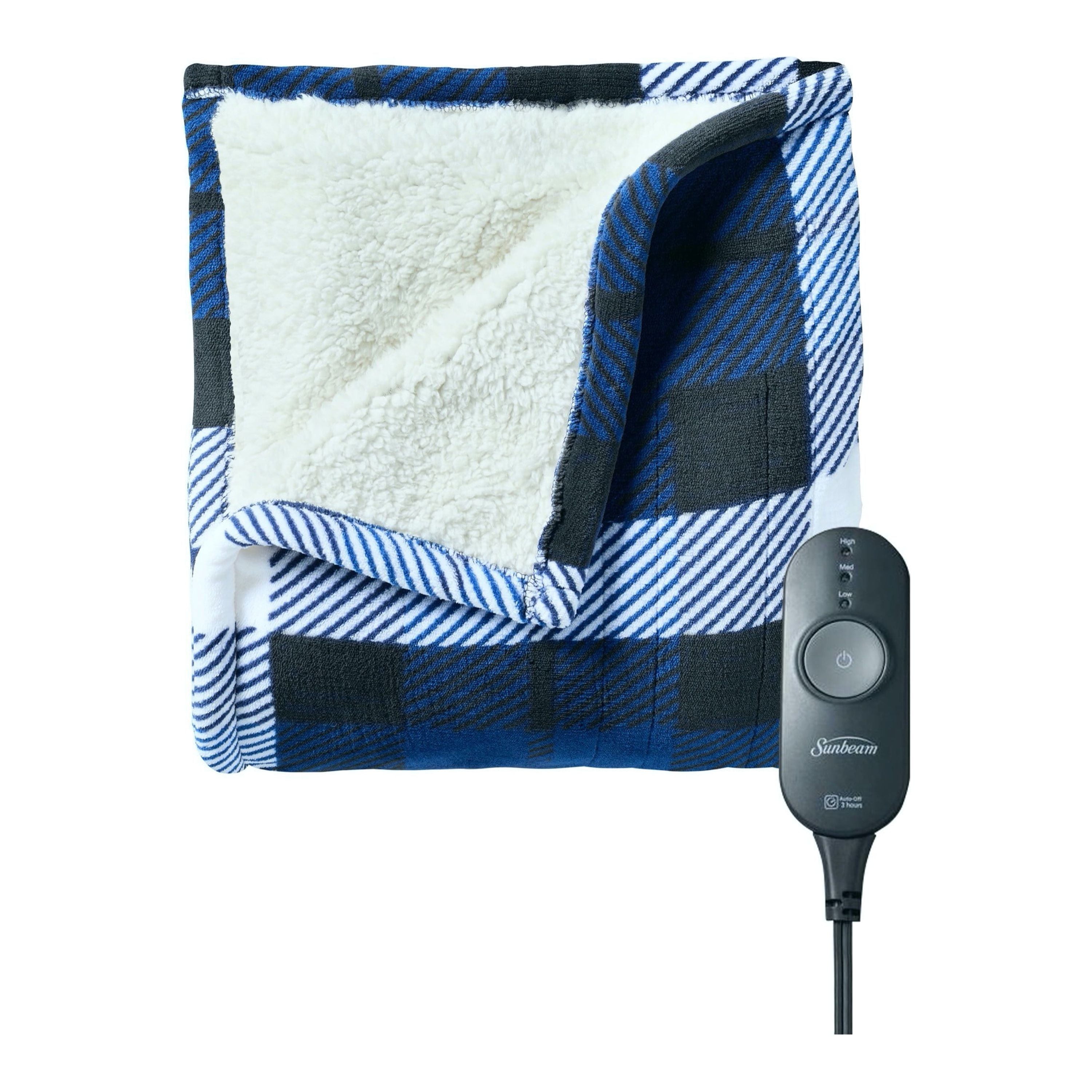 Sunbeam heated throw walmart sale