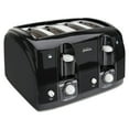 thumbnail image 1 of Extra Wide Slot Toaster, 4-Slice, 11 3/4 X 13 3/8 X 8 1/4, Black, 1 of 4
