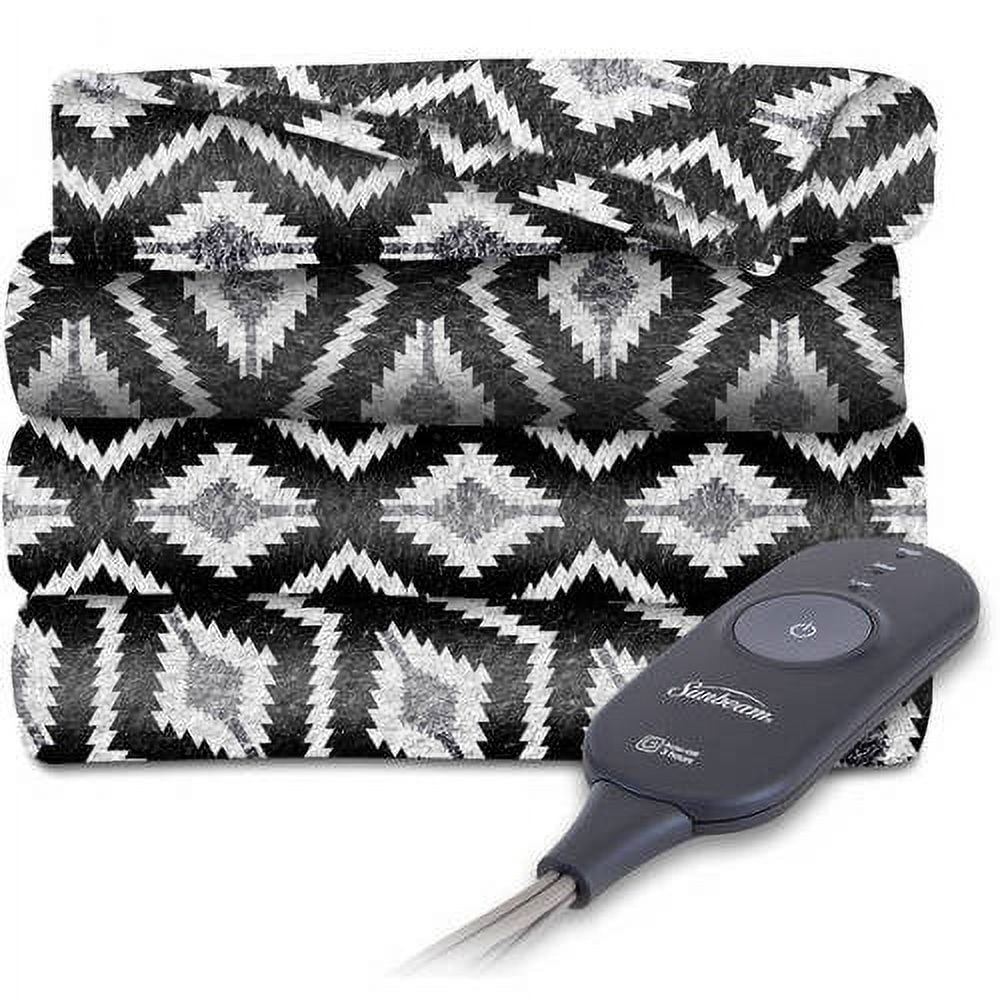 Sunbeam Fleece 50" x 60" Electric Heated Throw, 1 Each