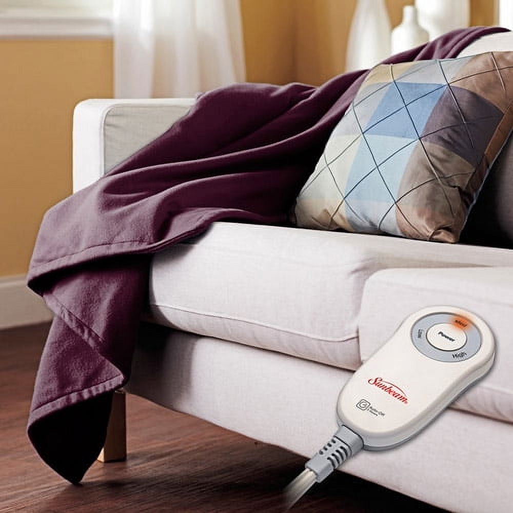 Sunbeam Fleece Heated Electric Throw