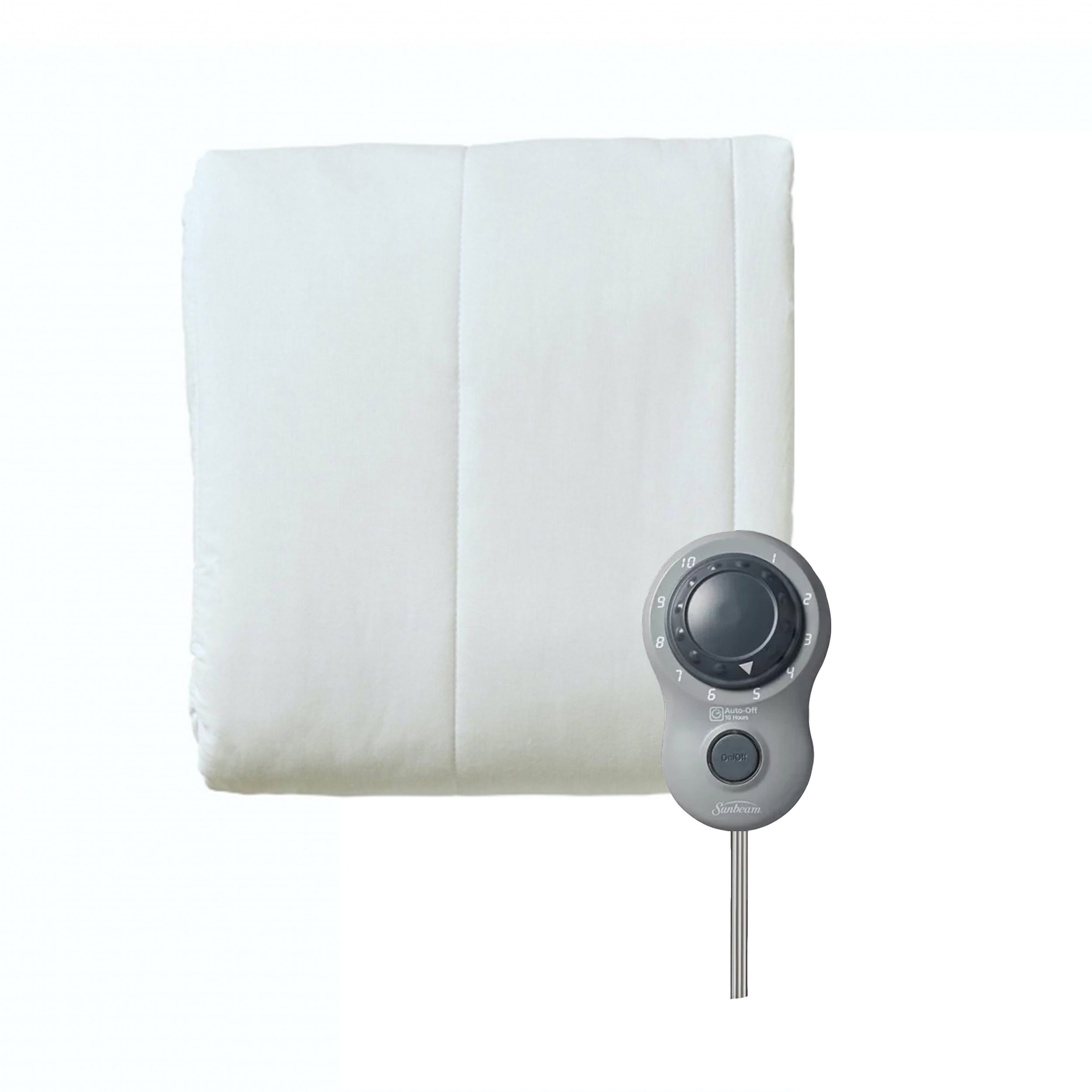 Sunbeam Full Size Electric Heated Mattress Pad with Dial Controller -  Walmart.com