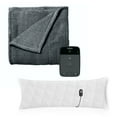 Sunbeam Full Size Heated Blanket with WiFi and Heated Body Pillow