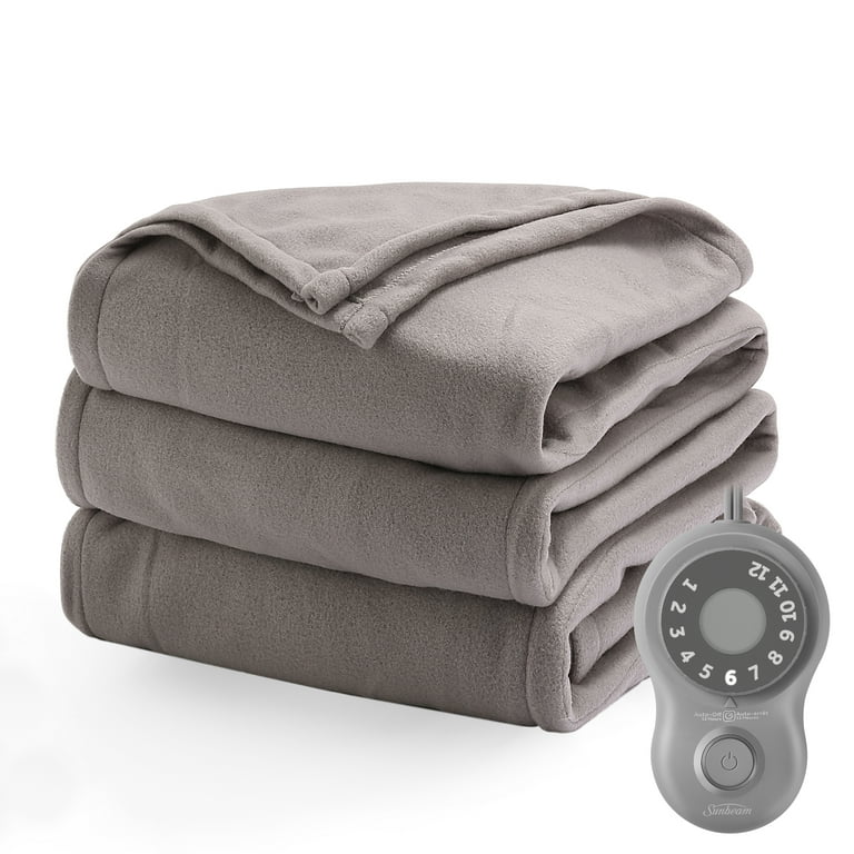 VEVOR Heated Blanket Electric Throw 72 in. x 84 in. Twin Size Soft Flannel,  Sherpa Heating Blanket Electric Blanket, Grey DRTG72X84SMFD05ZQV1 - The  Home Depot