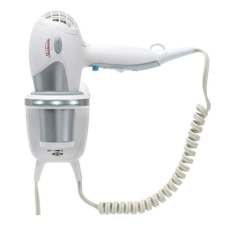 Sunbeam Blow Hair Dryer HD3001-001, 1875 Watt, Wall Mount Sunbeam Blow Hair Dryer HD3001-001, 1875 Watt, Wall Mount