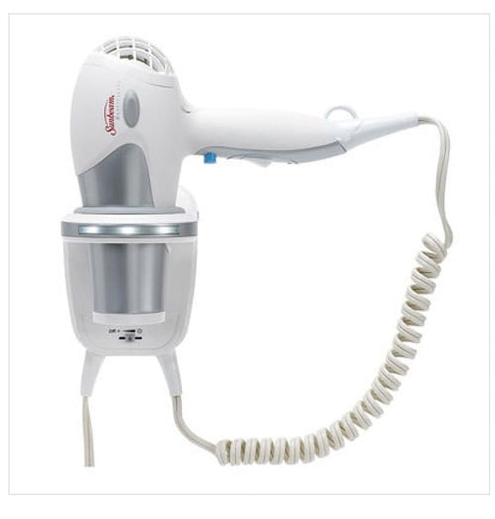 Sunbeam HD3001-001 GreenSense Full-Size Wall-Mount Hair Dryer w/Nightlight.