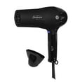 thumbnail image 1 of Sunbeam HD3010-005 Retractable Folding Hair Dryer with Concentrator, 1875 Watts, Black, 1 of 3