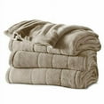 thumbnail image 1 of Sunbeam Heated Blanket 10-Hour Auto Off Microplush Fleece 10 Heat Settings Mushroom Queen, 1 of 6