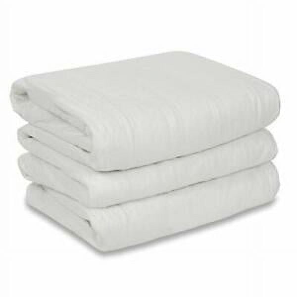 Sunbeam Heated Mattress Pad Polyester, 10 Heat Settings , White