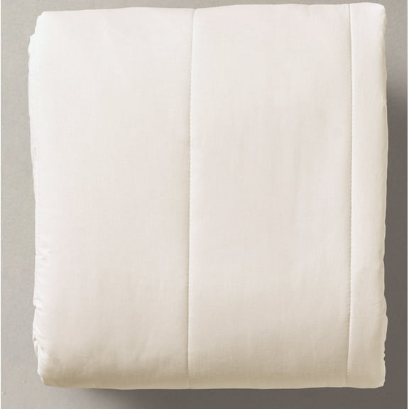 Sunbeam Heated Mattress Pad Quilted, 10 Heat Settings SleekSets, White, Queen