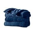 thumbnail image 1 of Sunbeam Heated Microplush Blanket with Dial Controller, Queen (84" x 90"), Royal Blue, 1 of 5