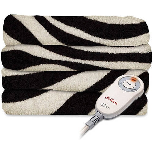 Sunbeam Heated Plush Electric Throw