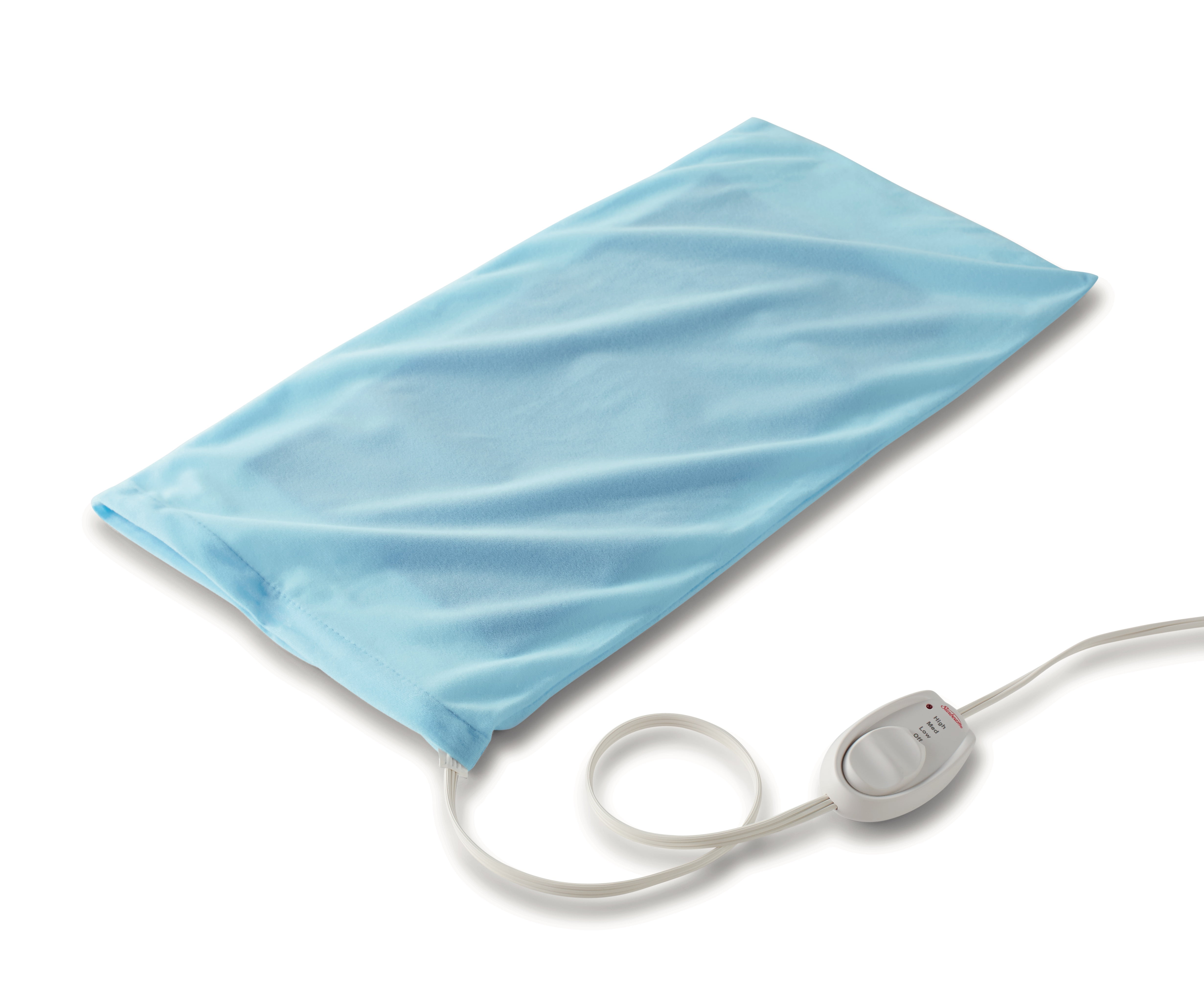 Sunbeam Heating Pad King Size 12 x 24-inch, Color Blue