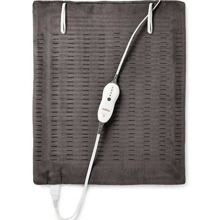 Sunbeam Heating Pad for Back, Neck, and Shoulder 6 Heat Settings, XXL (Slate )