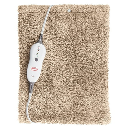 Sunbeam King Size XpressHeat Heating Pad with 4 Heat Settings, 12" x 24"