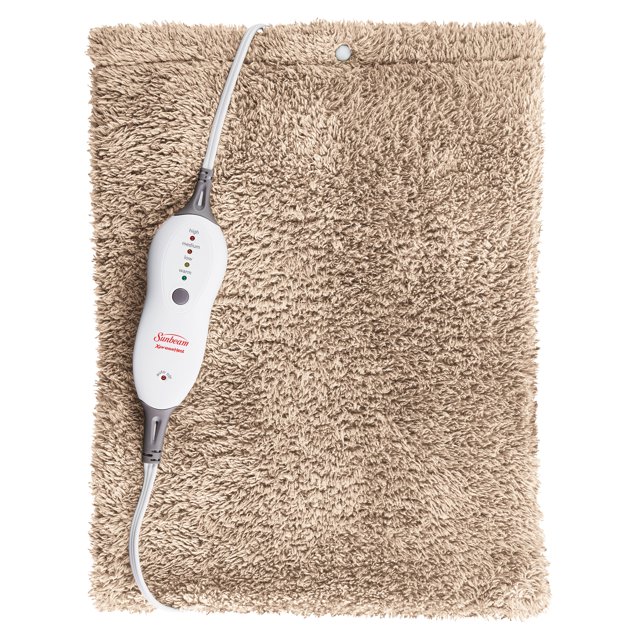 Sunbeam King Size XpressHeat Heating Pad with 4 Heat Settings, 12" x 24
