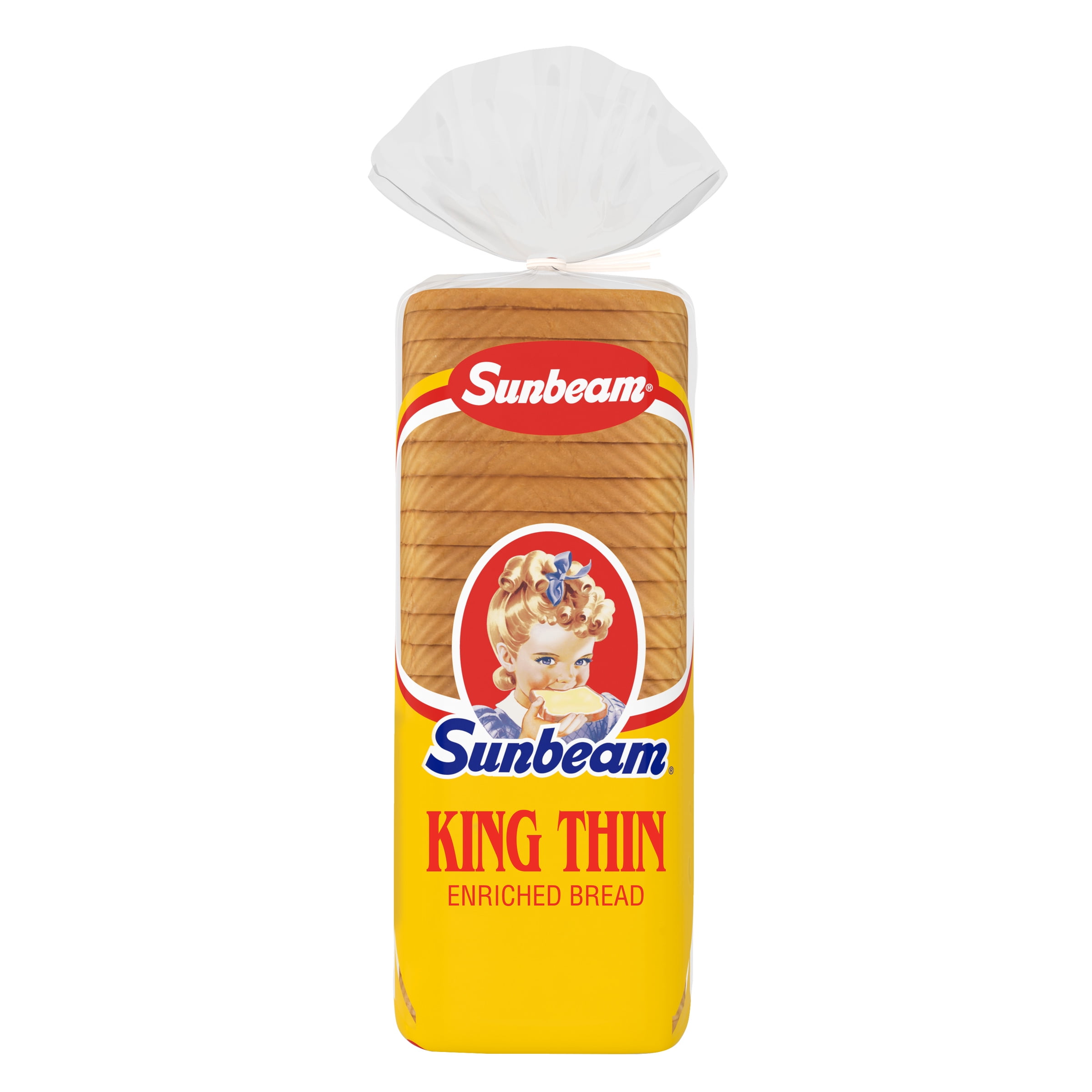 Sunbeam King Thin White Bread, 20 oz