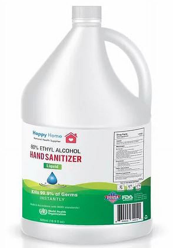 Sunbeam Lab 1 Gallon Hand Sanitizer Liquid Refill 80 Ethyl Alcohol 128