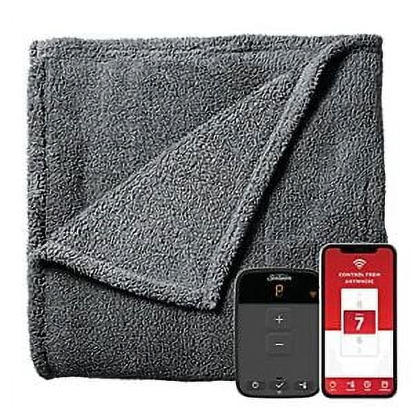 Sunbeam LoftTec WiFi Connected Heated Blanket, Electric Blanket, 10