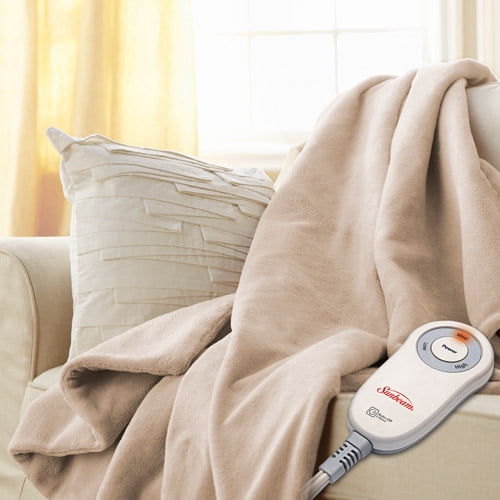 Sunbeam MicroPlush Heated Electric Throw