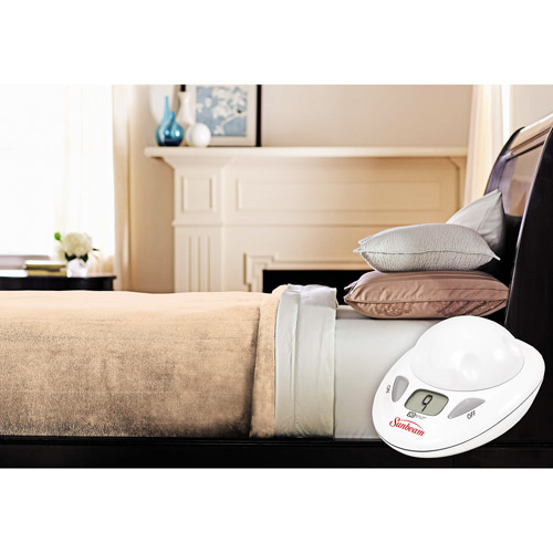 Sunbeam MicroPlush Heated Electric Warming Blanket