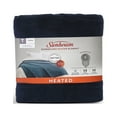 thumbnail image 1 of Sunbeam Microplush Electric Heated Blanket, Poseidon, Twin, 1 of 8