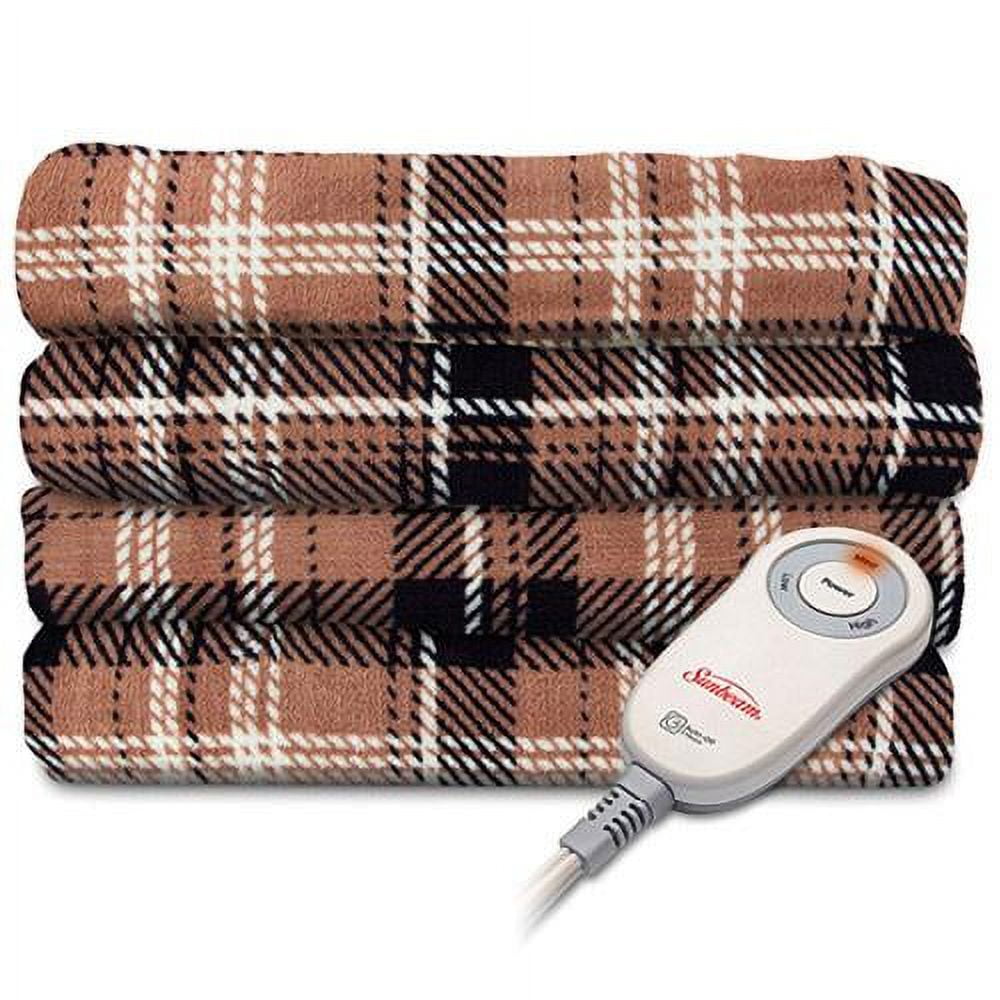 Sunbeam Microplush Electric Heated Throw Blanket, 1 Each