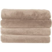 Sunbeam Microplush Electric Heated Throw Blanket Sand
