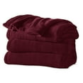 thumbnail image 1 of Sunbeam Microplush Electric Heated Warming Throw Blanket Garnet, 1 of 3