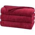 thumbnail image 1 of Sunbeam Microplush Heated Blanket with ComfortTech Controller, Twin, Garnet, 1 of 6