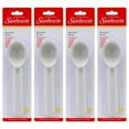 thumbnail image 1 of Sunbeam Non Stick Ice Cream Spoon Scoop Plastic White, 4 Pack, 1 of 8