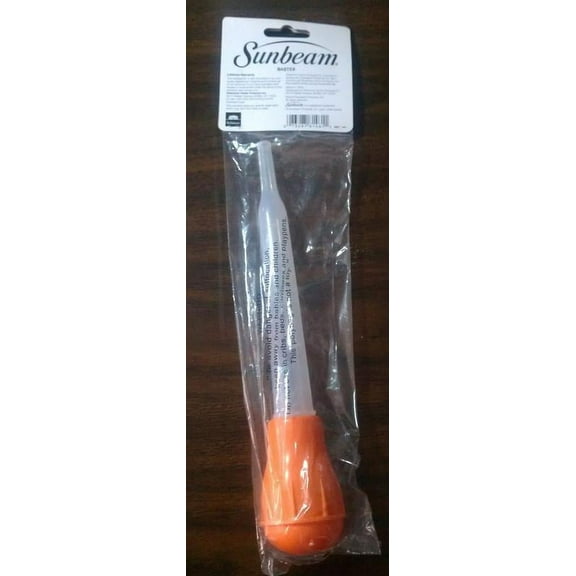 Sunbeam Plastic 10.5-inch Turkey Baster in Red