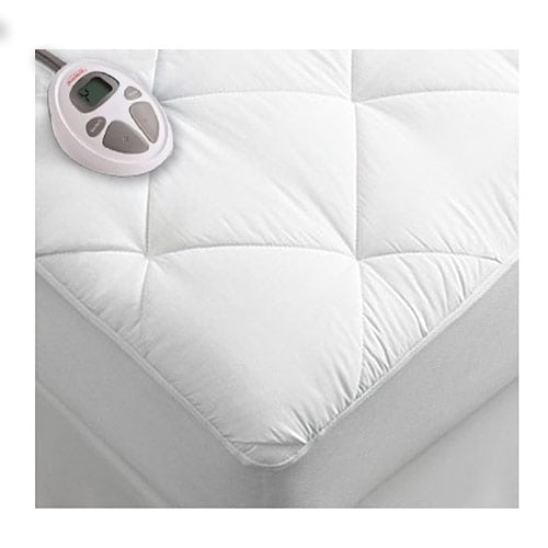 Sunbeam Premium Luxury Quilted Electric Heated Mattress Pad Twin Size