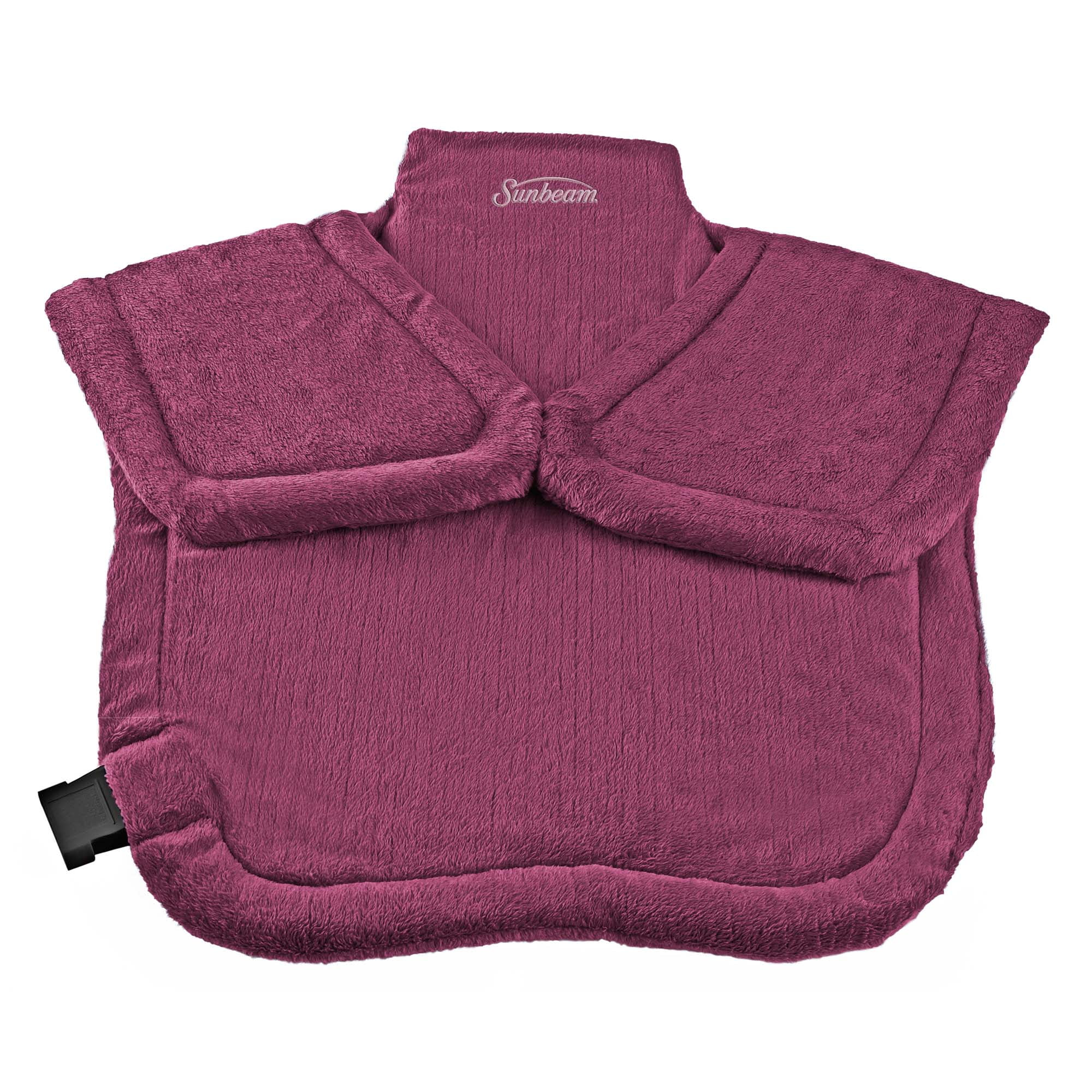 Sunbeam Renue Heat Therapy Neck and Shoulder Wrap Heating Pad, Eggplant