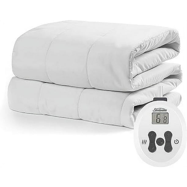 Sunbeam Restful Quilted Heated Mattress Pad Twin 12 Heat Settings
