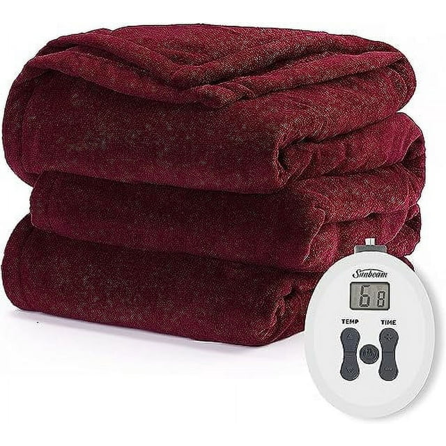 Sunbeam Royal Luxe Heated Blanket AutoShut Off Machine