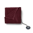 thumbnail image 1 of Sunbeam Royal Luxe Cabernet Heated Blanket Auto-Shut Off Machine Washable, King, 1 of 4