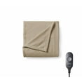 thumbnail image 1 of Sunbeam Royal Luxe Dove Gray Heated Throw Blanket  Adjustable Heat Settings, 1 of 6