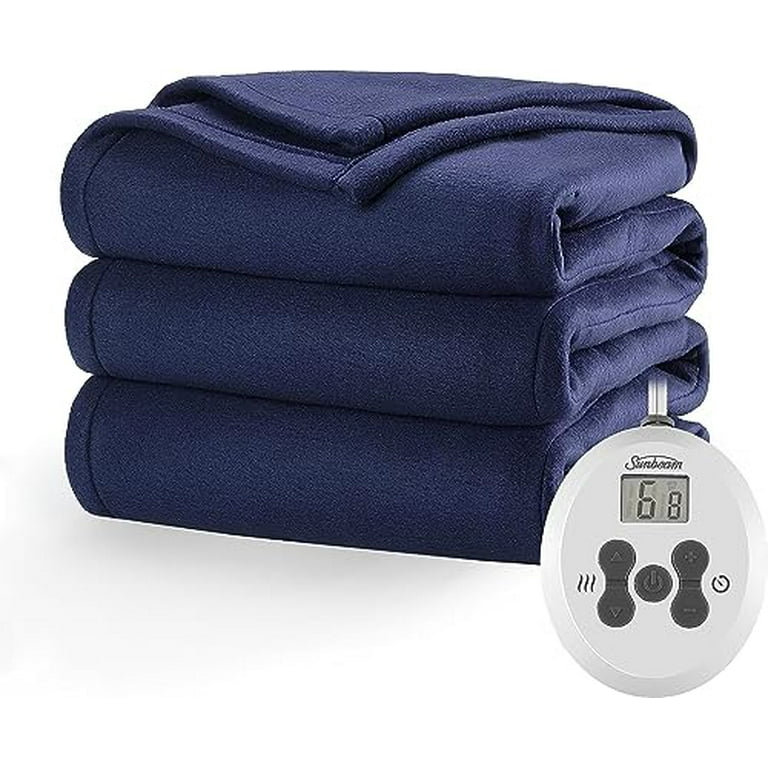 Walmart heated blanket discount twin