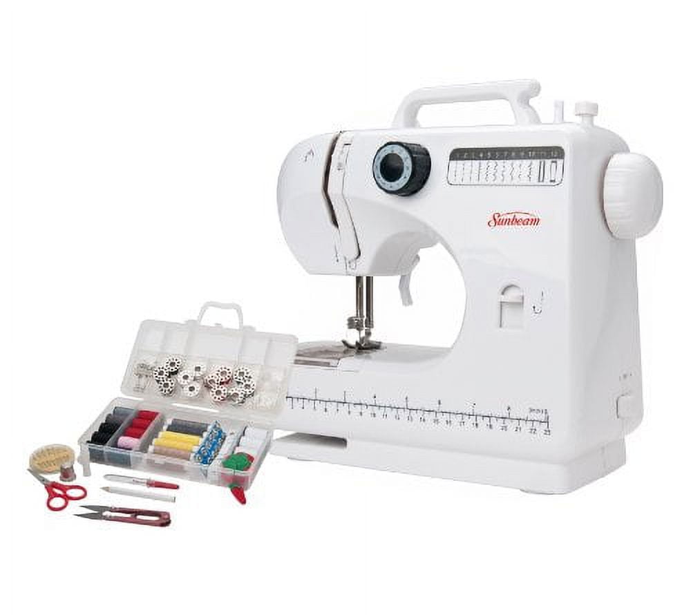 Sunbeam SB1818 Compact Sewing Machine and Sewing Kit - Walmart.com