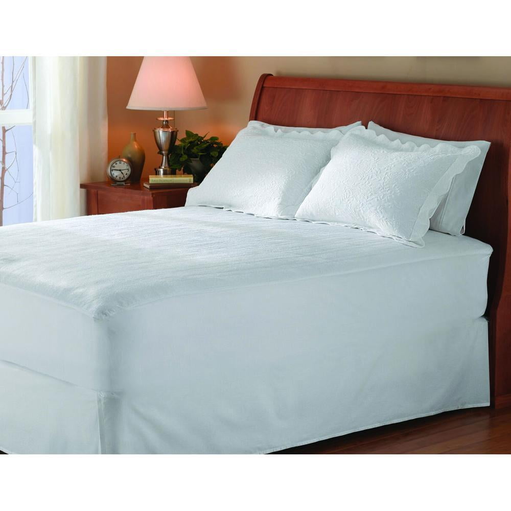 Sunbeam Solid Electric Heated Mattress Pad, Twin - Adjustable Heat Settings