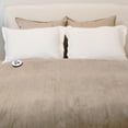 thumbnail image 1 of Sunbeam Stone Buff Nordic Premium Electric Heated Full Size Blanket, 72" x 84", 12 Heat Settings, 12-Hour Selectable Auto-Off, Machine Washable, 1 of 11