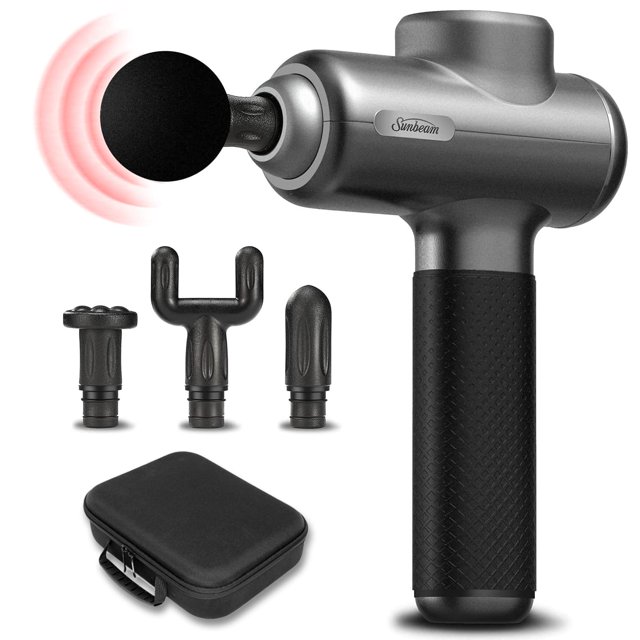 Sunbeam Ultra Percussive Massage Device, Powerful Handheld Deep Tissue