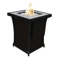 thumbnail image 1 of Sunbeam Urban Modern Aluminum Ceramic Top Column Fire Pit in Black, 1 of 5