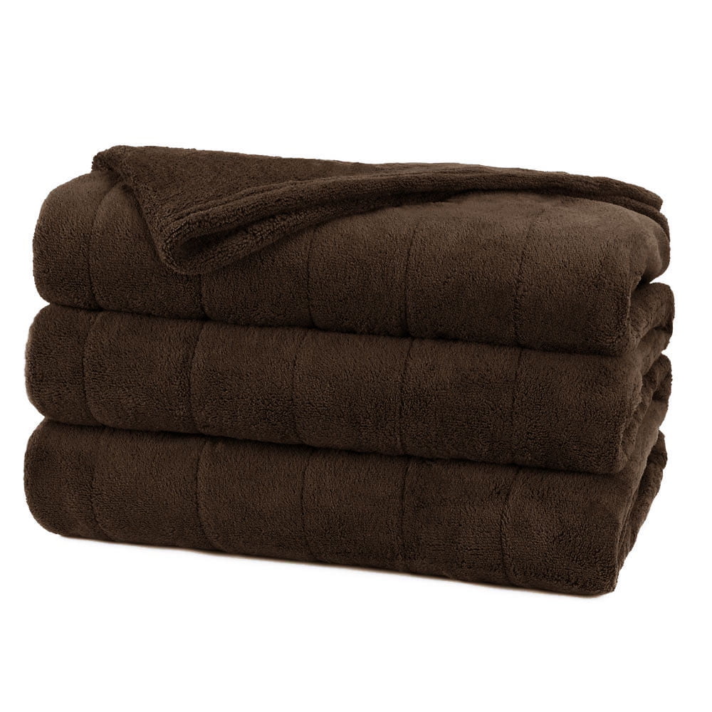 Sunbeam Velvet Plush Heated Blanket