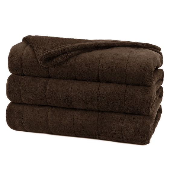 Sunbeam Velvet Plush Heated Blanket