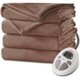 thumbnail image 1 of Sunbeam Velvet Plush Heated Electric Blanket, 1 Each, 1 of 4